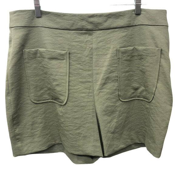 High Waist Patch Pocket Shorts LEITH 3X - Picture 3 of 5